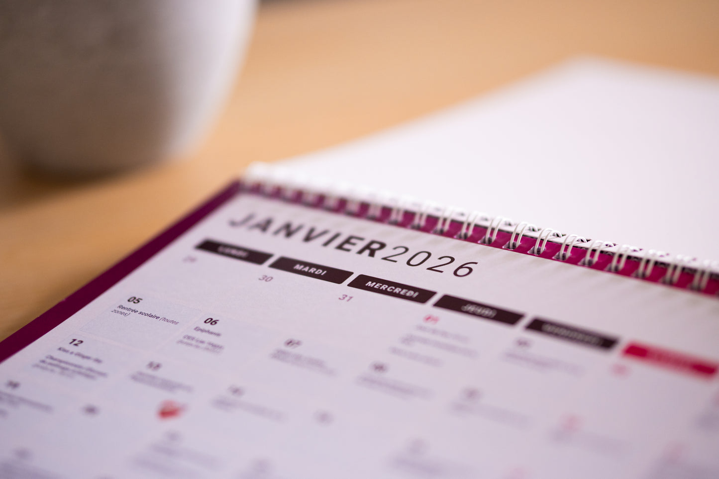 Calendrier des Marronniers 2026 ✨